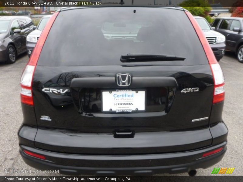 Crystal Black Pearl / Black 2011 Honda CR-V SE 4WD