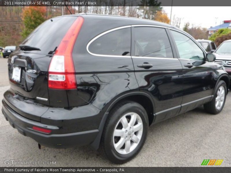 Crystal Black Pearl / Black 2011 Honda CR-V SE 4WD