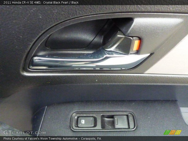 Crystal Black Pearl / Black 2011 Honda CR-V SE 4WD
