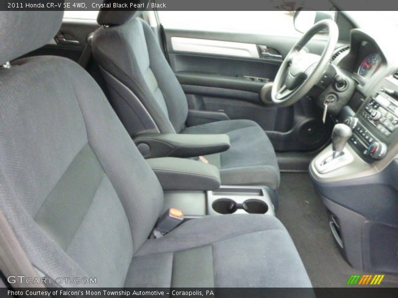 Crystal Black Pearl / Black 2011 Honda CR-V SE 4WD