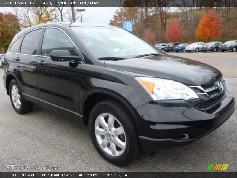 Crystal Black Pearl / Black 2011 Honda CR-V SE 4WD