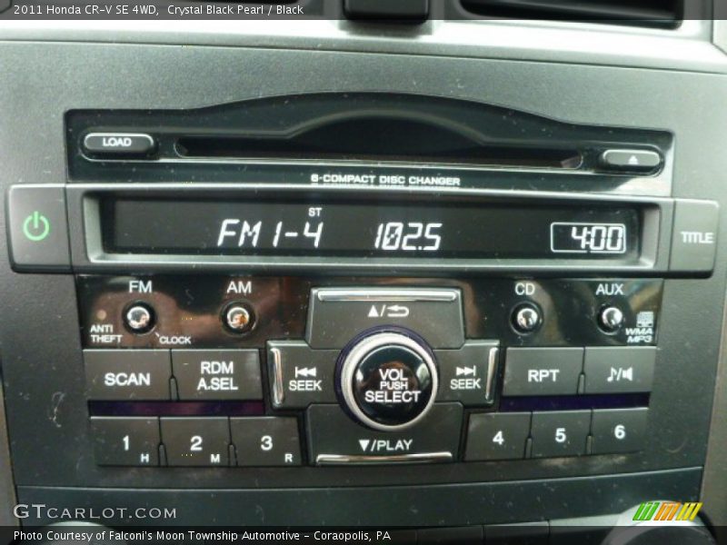 Crystal Black Pearl / Black 2011 Honda CR-V SE 4WD