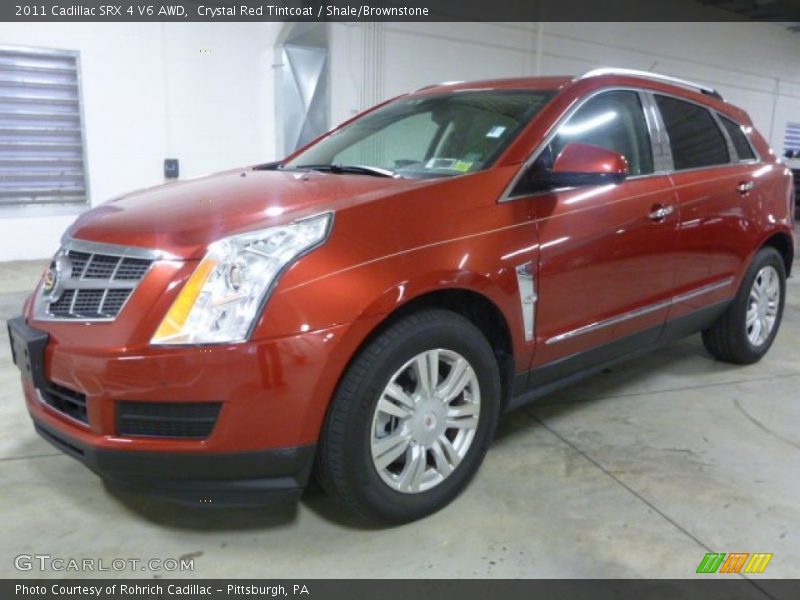 Crystal Red Tintcoat / Shale/Brownstone 2011 Cadillac SRX 4 V6 AWD