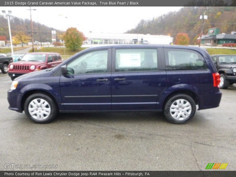  2015 Grand Caravan American Value Package True Blue Pearl