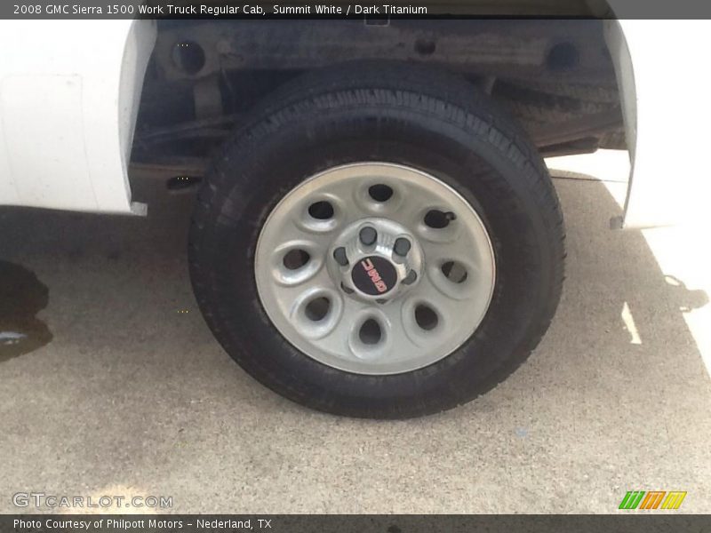 Summit White / Dark Titanium 2008 GMC Sierra 1500 Work Truck Regular Cab