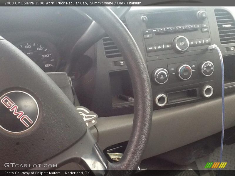 Summit White / Dark Titanium 2008 GMC Sierra 1500 Work Truck Regular Cab