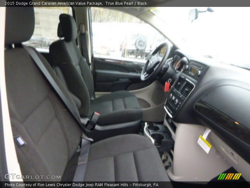 True Blue Pearl / Black 2015 Dodge Grand Caravan American Value Package