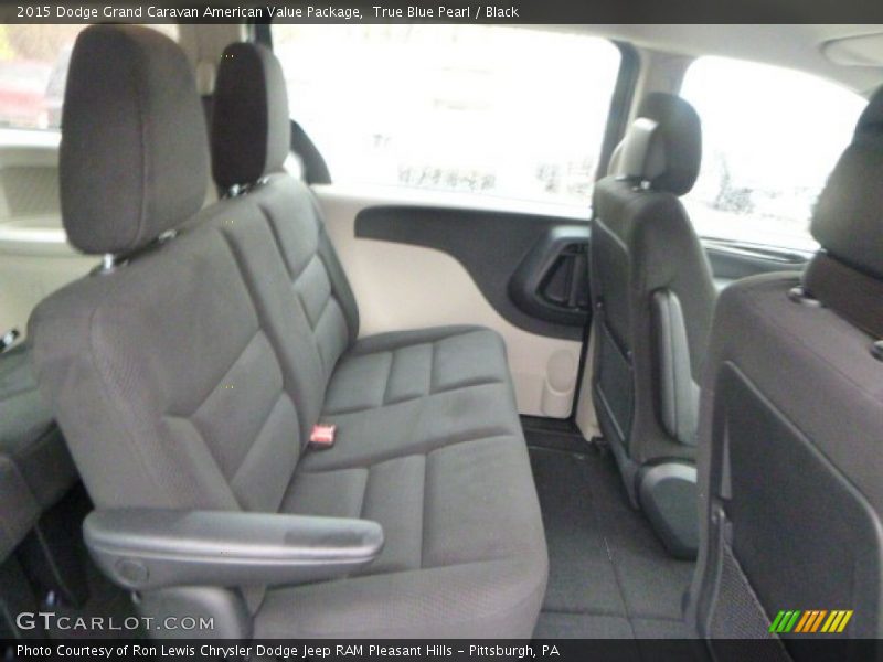 True Blue Pearl / Black 2015 Dodge Grand Caravan American Value Package