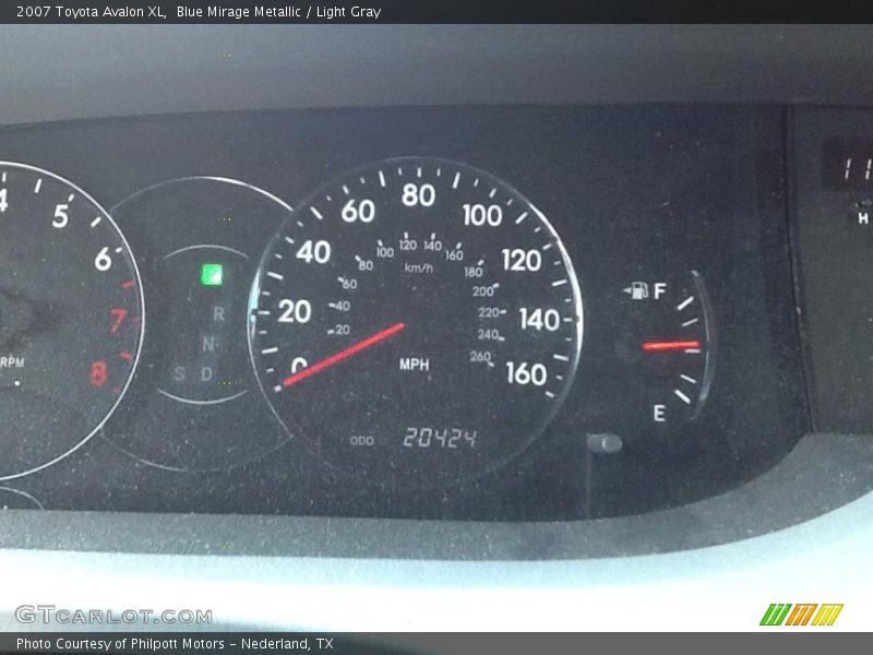 Blue Mirage Metallic / Light Gray 2007 Toyota Avalon XL