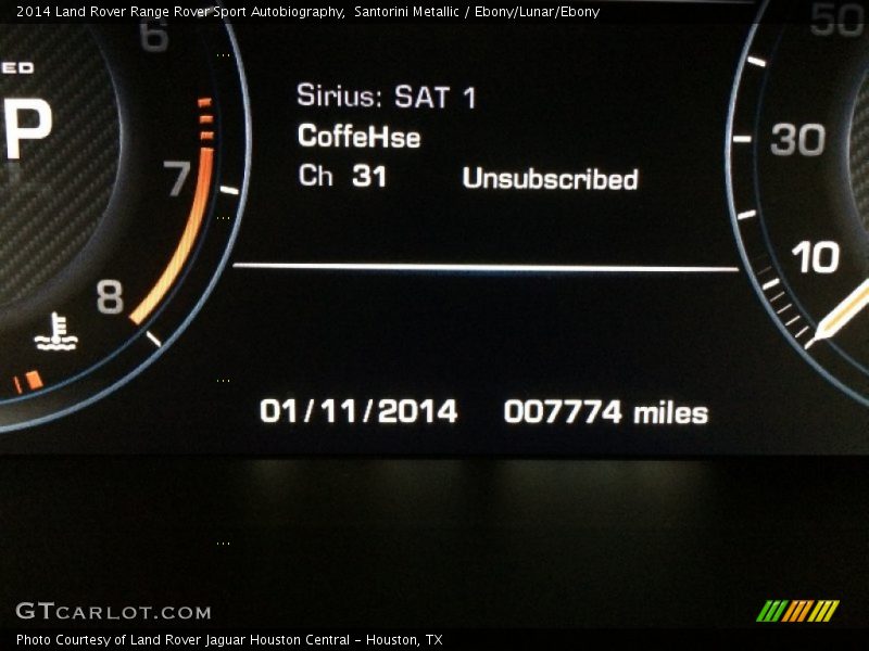 Santorini Metallic / Ebony/Lunar/Ebony 2014 Land Rover Range Rover Sport Autobiography