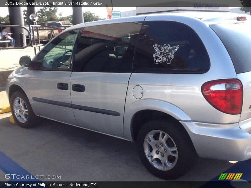 Bright Silver Metallic / Gray 2003 Dodge Caravan SE