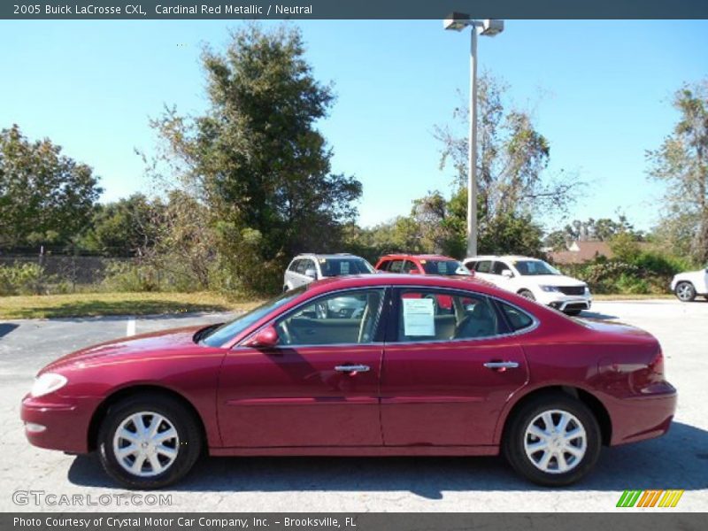 Cardinal Red Metallic / Neutral 2005 Buick LaCrosse CXL