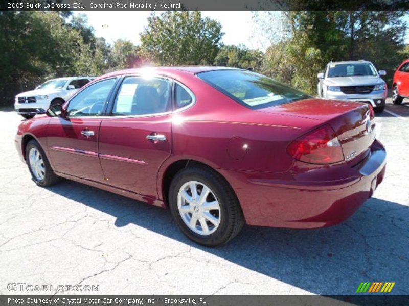 Cardinal Red Metallic / Neutral 2005 Buick LaCrosse CXL