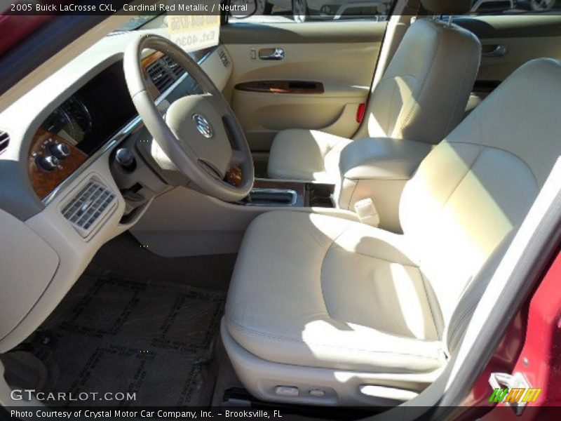 Cardinal Red Metallic / Neutral 2005 Buick LaCrosse CXL