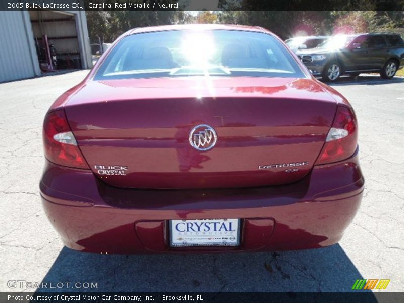 Cardinal Red Metallic / Neutral 2005 Buick LaCrosse CXL