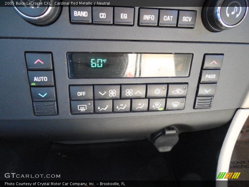 Cardinal Red Metallic / Neutral 2005 Buick LaCrosse CXL