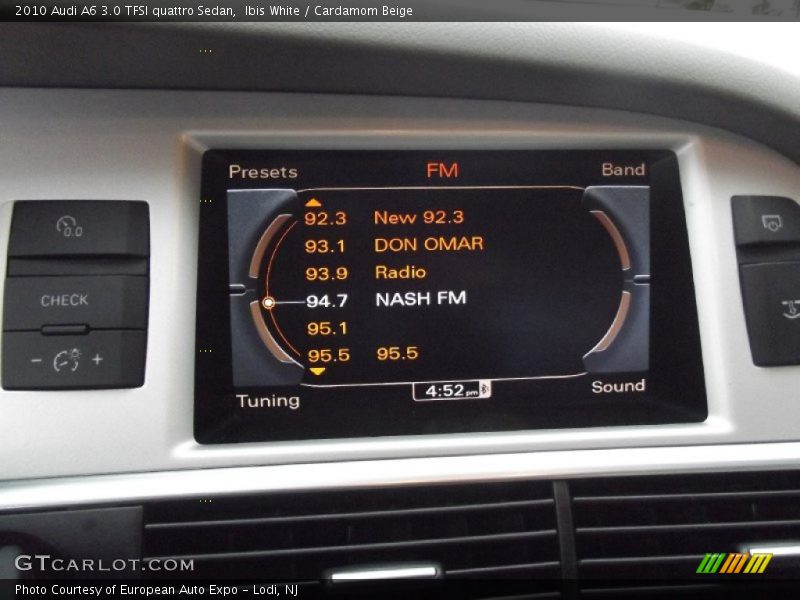 Ibis White / Cardamom Beige 2010 Audi A6 3.0 TFSI quattro Sedan