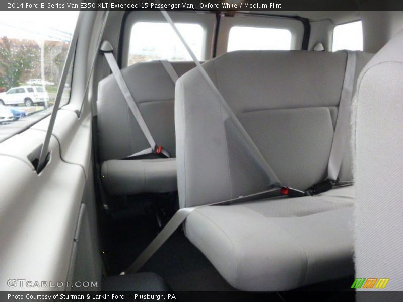 Oxford White / Medium Flint 2014 Ford E-Series Van E350 XLT Extended 15 Passenger Van