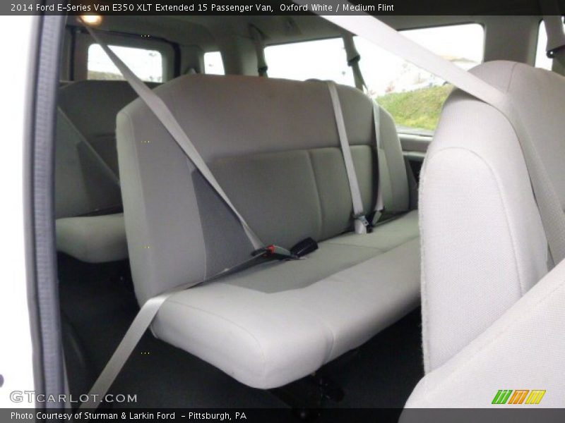 Oxford White / Medium Flint 2014 Ford E-Series Van E350 XLT Extended 15 Passenger Van