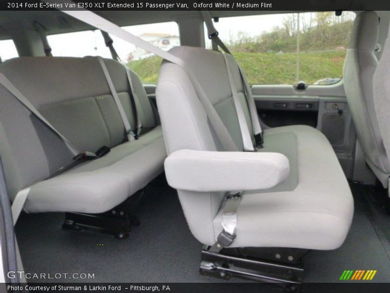 Oxford White / Medium Flint 2014 Ford E-Series Van E350 XLT Extended 15 Passenger Van