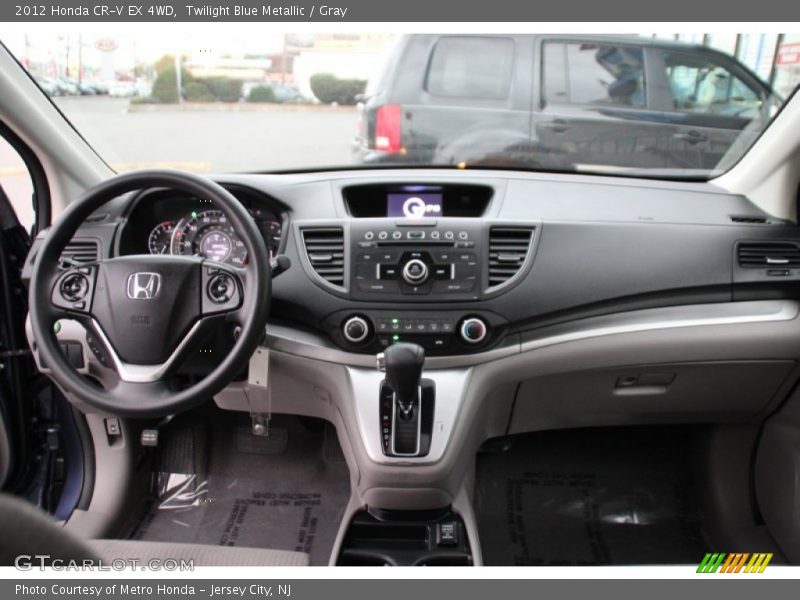 Twilight Blue Metallic / Gray 2012 Honda CR-V EX 4WD
