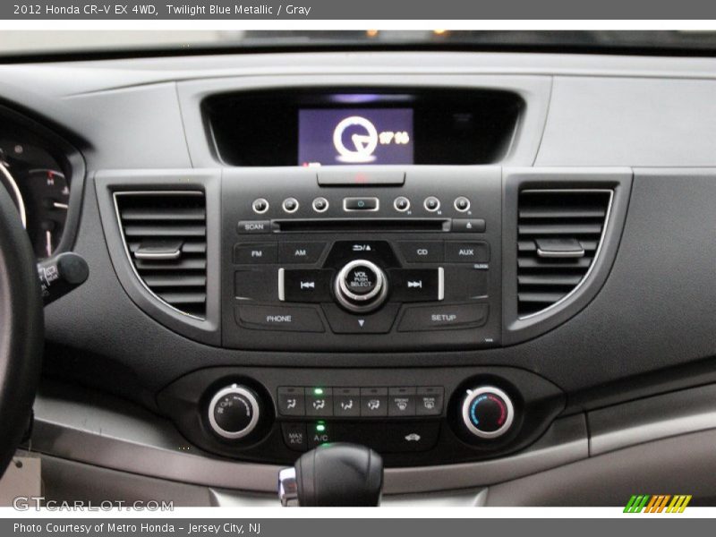 Twilight Blue Metallic / Gray 2012 Honda CR-V EX 4WD