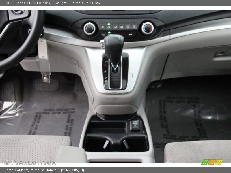 Twilight Blue Metallic / Gray 2012 Honda CR-V EX 4WD