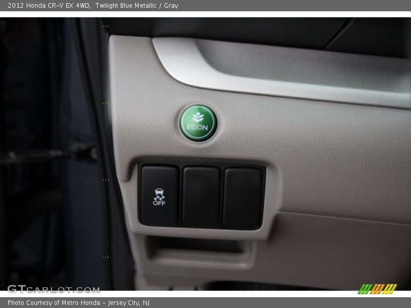 Twilight Blue Metallic / Gray 2012 Honda CR-V EX 4WD