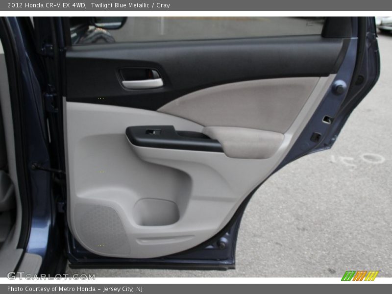 Twilight Blue Metallic / Gray 2012 Honda CR-V EX 4WD