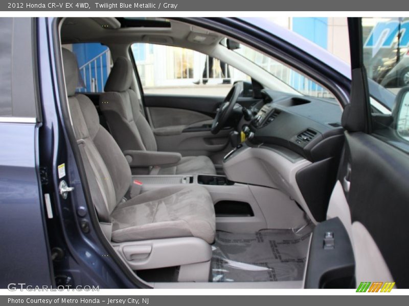 Twilight Blue Metallic / Gray 2012 Honda CR-V EX 4WD