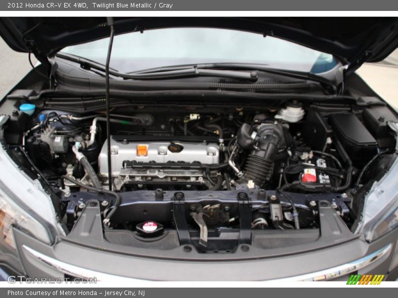 Twilight Blue Metallic / Gray 2012 Honda CR-V EX 4WD