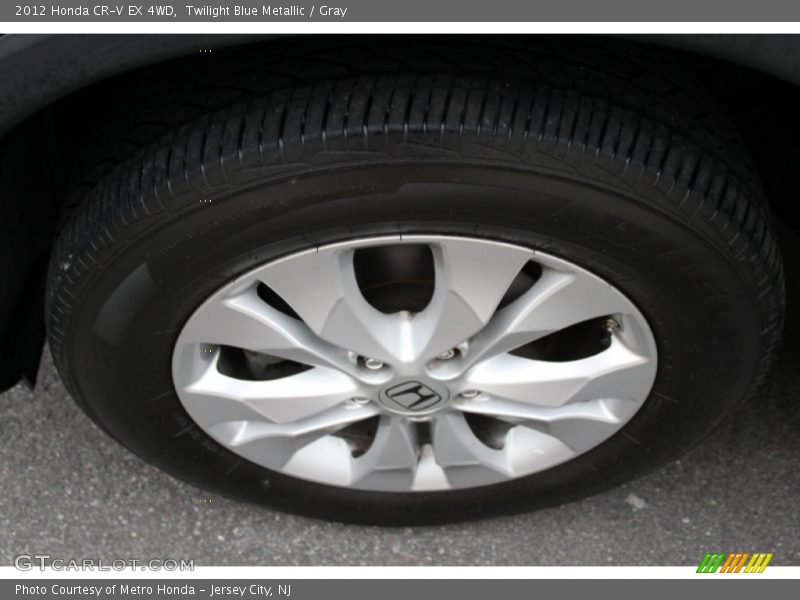 Twilight Blue Metallic / Gray 2012 Honda CR-V EX 4WD