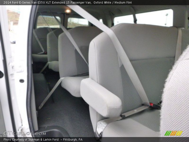 Oxford White / Medium Flint 2014 Ford E-Series Van E350 XLT Extended 15 Passenger Van