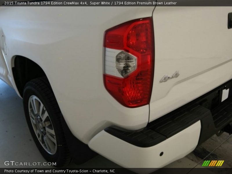 Super White / 1794 Edition Premium Brown Leather 2015 Toyota Tundra 1794 Edition CrewMax 4x4