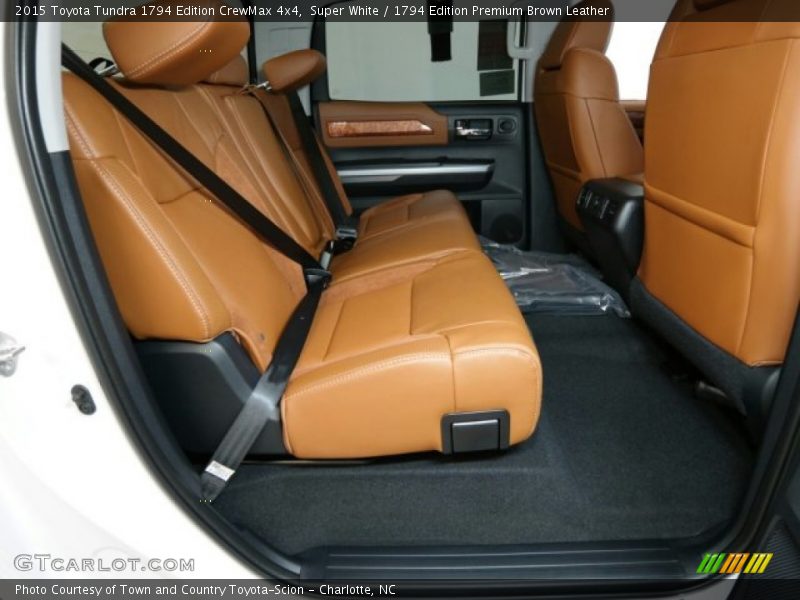 Rear Seat of 2015 Tundra 1794 Edition CrewMax 4x4