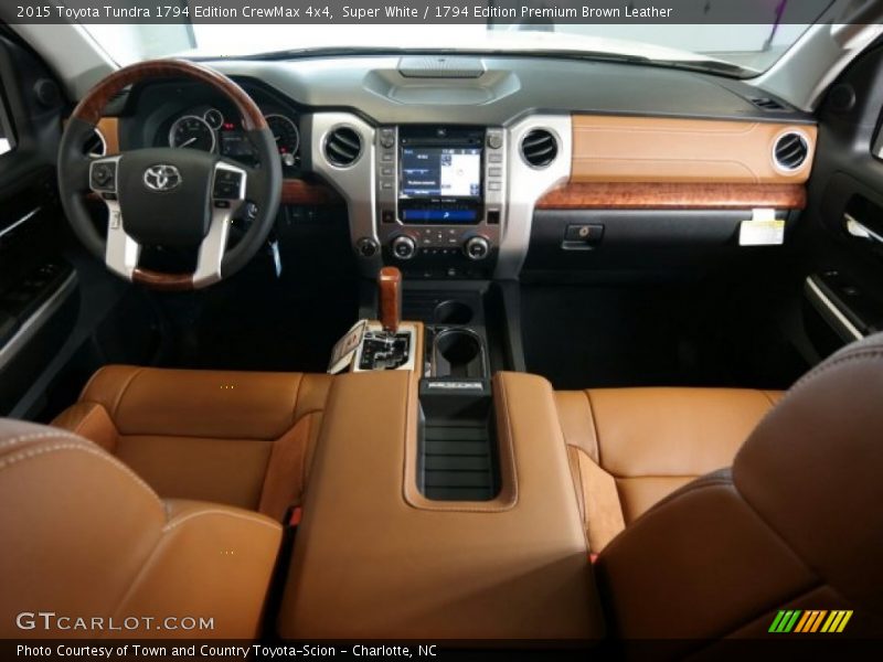 Dashboard of 2015 Tundra 1794 Edition CrewMax 4x4