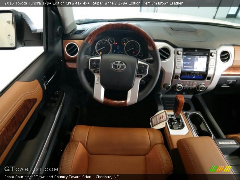 Dashboard of 2015 Tundra 1794 Edition CrewMax 4x4