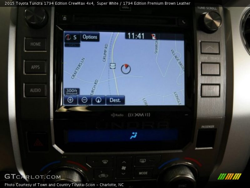 Super White / 1794 Edition Premium Brown Leather 2015 Toyota Tundra 1794 Edition CrewMax 4x4