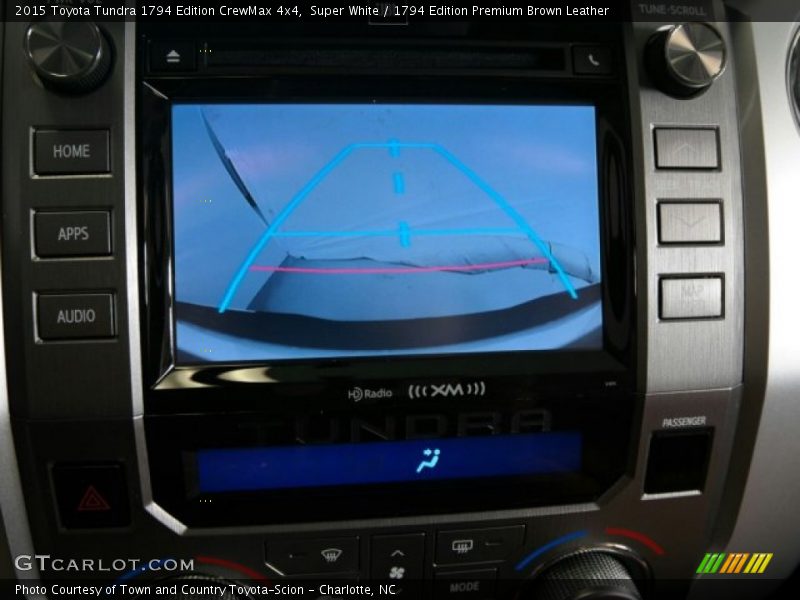 Super White / 1794 Edition Premium Brown Leather 2015 Toyota Tundra 1794 Edition CrewMax 4x4