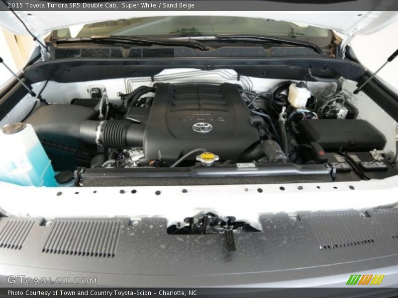 Super White / Sand Beige 2015 Toyota Tundra SR5 Double Cab