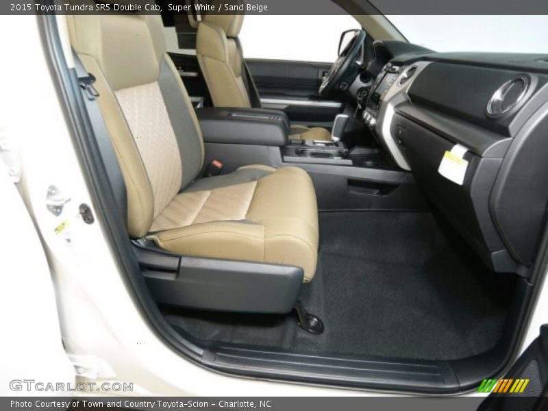 Super White / Sand Beige 2015 Toyota Tundra SR5 Double Cab