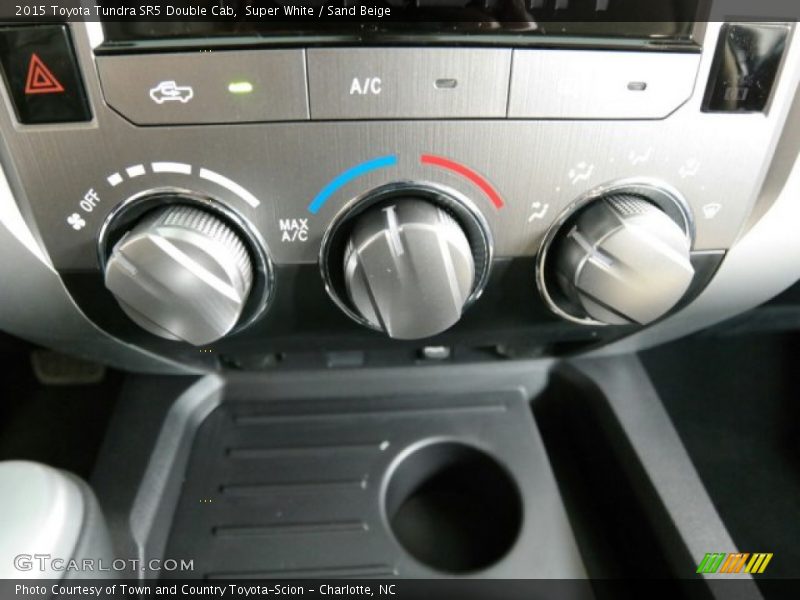 Super White / Sand Beige 2015 Toyota Tundra SR5 Double Cab