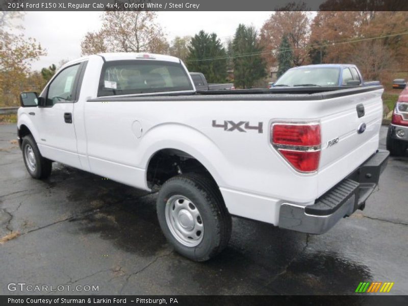 Oxford White / Steel Grey 2014 Ford F150 XL Regular Cab 4x4