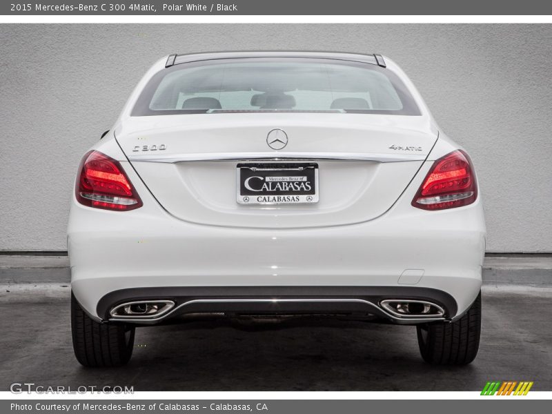 Polar White / Black 2015 Mercedes-Benz C 300 4Matic