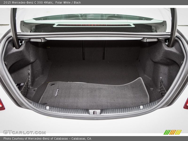 Polar White / Black 2015 Mercedes-Benz C 300 4Matic