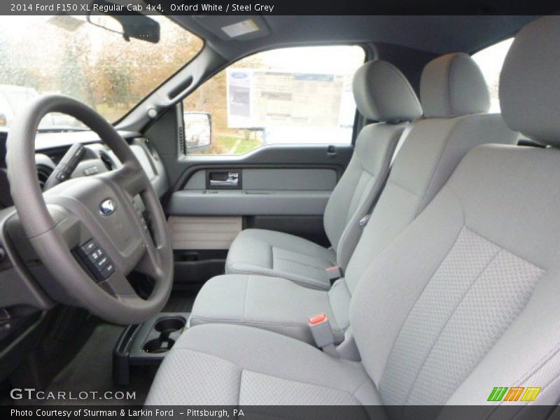 Oxford White / Steel Grey 2014 Ford F150 XL Regular Cab 4x4