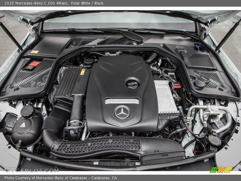 Polar White / Black 2015 Mercedes-Benz C 300 4Matic