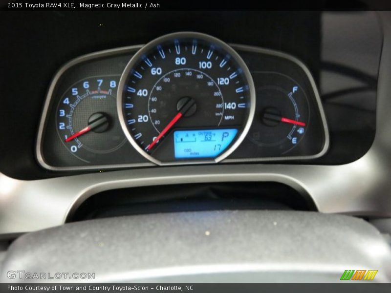Magnetic Gray Metallic / Ash 2015 Toyota RAV4 XLE