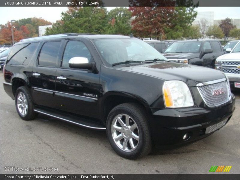 Onyx Black / Ebony 2008 GMC Yukon XL Denali AWD