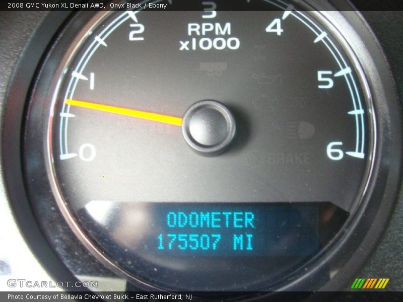 Onyx Black / Ebony 2008 GMC Yukon XL Denali AWD